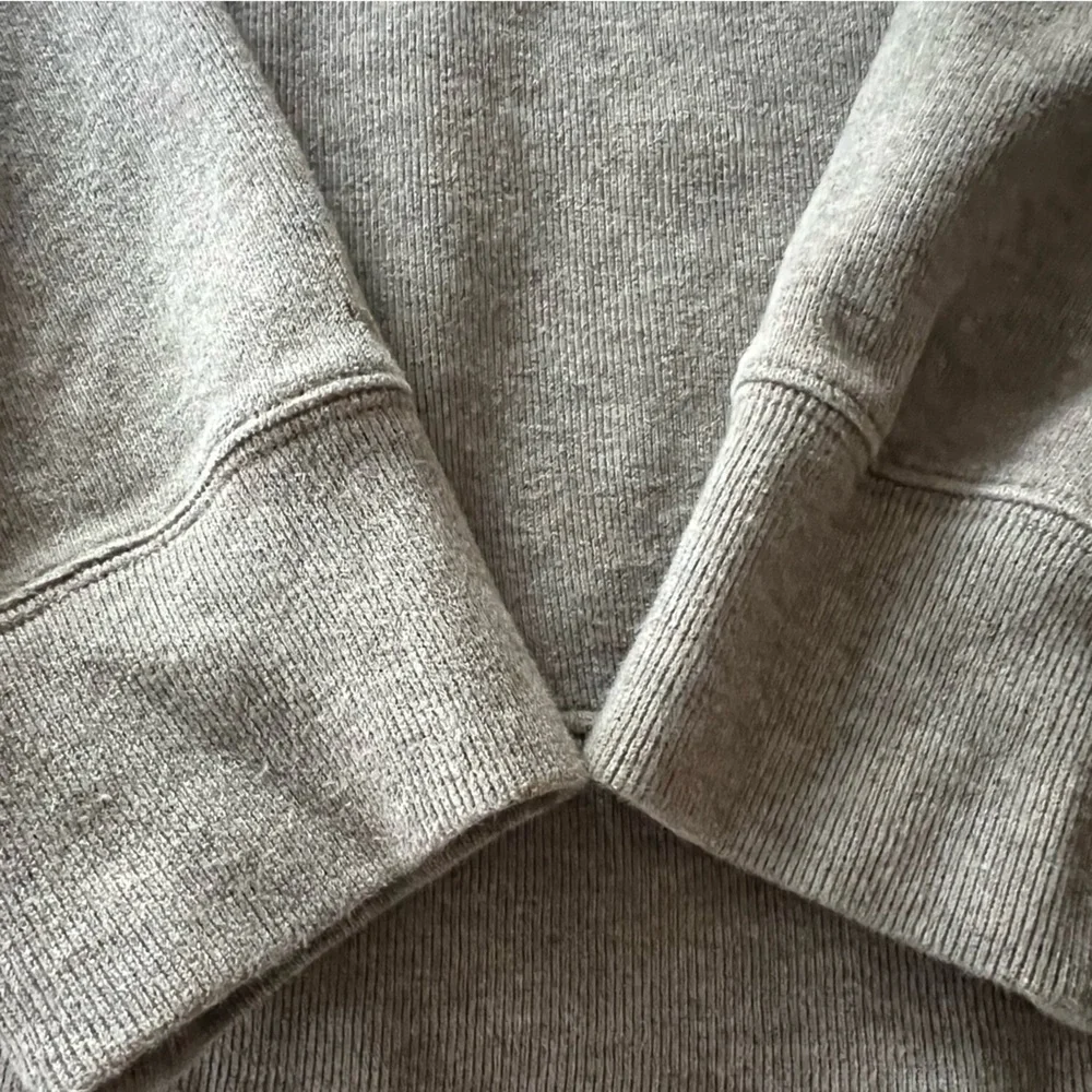 VTG‎ Ralph Lauren polo hooded jacket XL full zip brown 100% cotton knit sweater